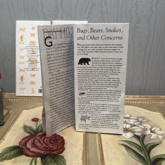 Vintage 1998 Great Smoky Mountains National Park Pamphlets Set of Four - Picture 11 of 16